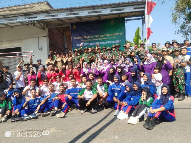 Karya Bhakti TNI Satnonkowil TOPDAM IV DIPONEGORO