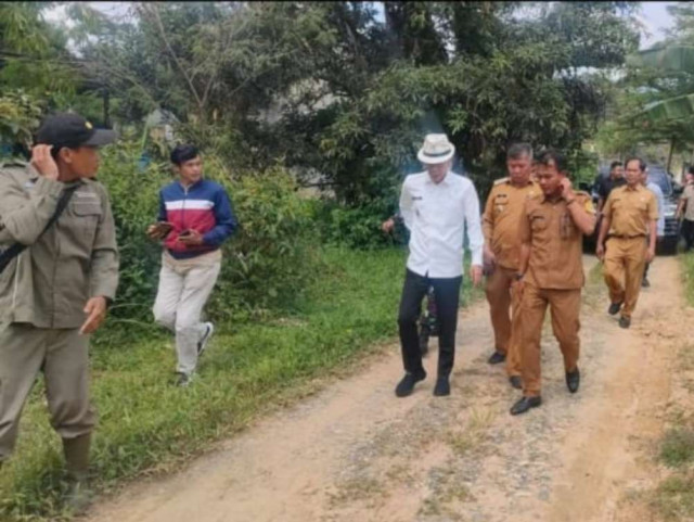 Wabub Jaro Ade Sidak Bendungan Bongas, Dorong Untuk Percepatan Perbaikan Irigasi Untuk 80 Hektare Sawah di Nanggung.