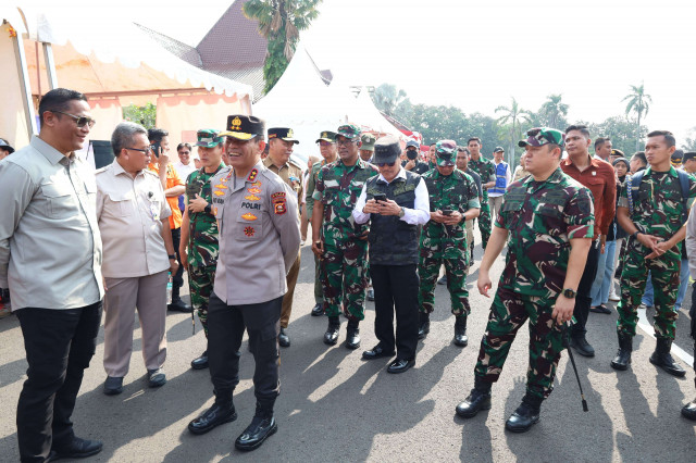 Dandim 0418/Palembang Hadiri Apel Kesiapsiagaan Karhutla Tahun 2025 di Griya Agung