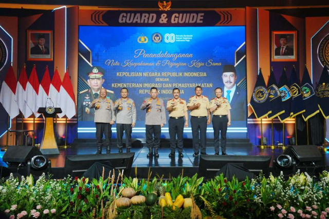 Teken Nota Kesepahaman dengan Kementerian Imipas, Kapolri Harap Sinergisitas Makin Optimal.
