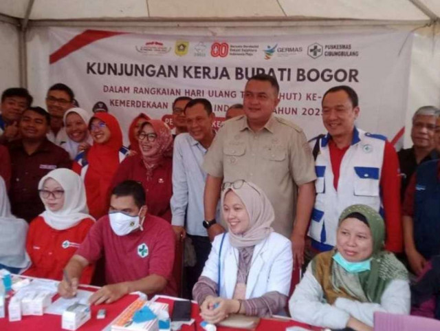 Menyambut Rangkaian HUT ke-80 RI, Rudy Susanto Adakan Gebyar Pelayanan Publik Terpadu di Cibungbulang