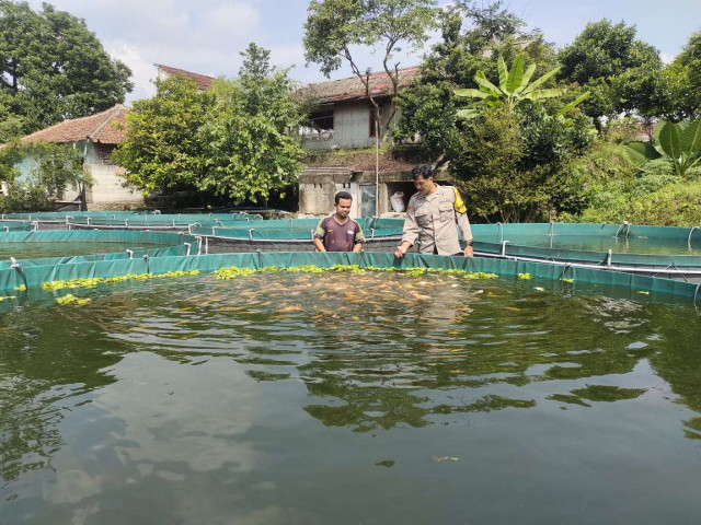 Wujudkan Lingkungan Kondusif, Bhabinkamtibmas Tanjungsari Sampaikan Pesan Kamtibmas
