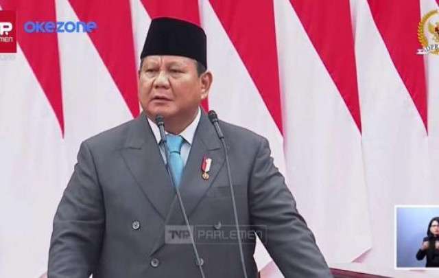 Pidato Sidang Tahunan MPR, Prabowo Ungkap Prestasi Presiden Pertama hingga Ke-7