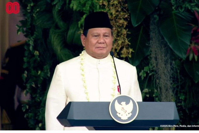 Prabowo Pimpin Upacara Peringatan Detik-Detik Proklamasi HUT ke-80 RI di Istana