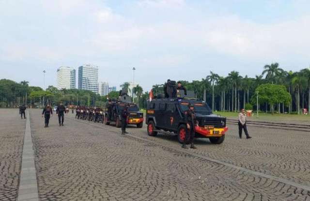 Polri dan TNI Gelar Patroli Berskala Besar di Jakarta Pasca unjuk Rasa, Pastikan Kondisi Sudah Aman
