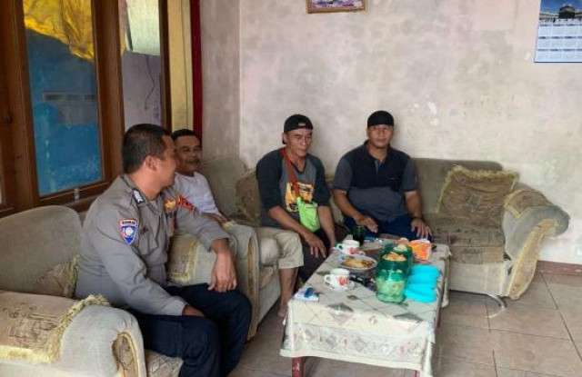Bhabinkamtibmas Polsek Nanggung Laksanakan Cooling System, Ajak Warga Jaga Kondusifitas