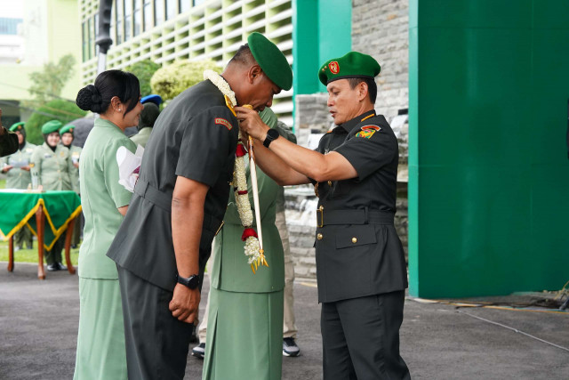 Pangdam II/Sriwijaya Pimpin Tradisi Pelepasan Brigjen TNI Aminton Manurung