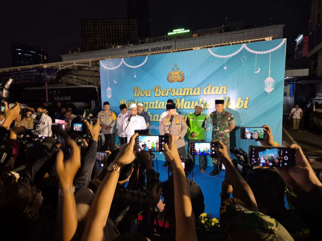 Kegiatan Doa Bersama dan Peringatan Maulid Nabi SAW, Oleh Polri di Polda Metro jaya