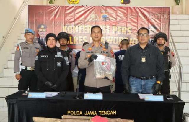 Polres Purworejo Tetapkan 4 Tersangka Penyerang Mako Brimob Kompi 4 Yon C Pelopor