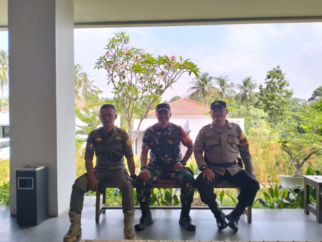 Polsek Cijeruk Besinergitas Antara TNI Besama Polri