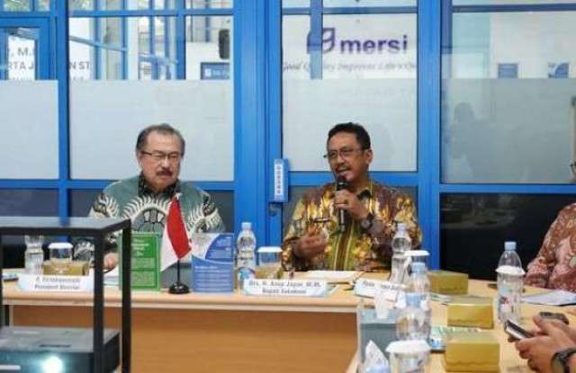 Bupati Sukabumi Asep Japar Kunjungi PT. Mersifarma Tirmaku Mercusana, Dorong Perluasan Usaha dan Penyerapan Tenaga Kerja