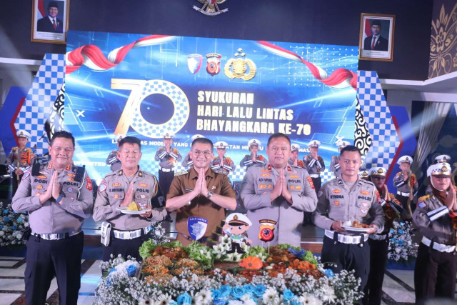 Polda Jabar Gelar Syukuran Hari Lalu Lintas Bhayangkara ke-70, Angkat Tema Lalu Lintas Modern yang Berkeselamatan Menuju Indonesia Emas"