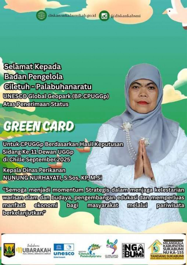 Ciletuh-Palabuhanratu UNESCO Global Geopark Raih Status Green Card, Sukabumi Ukir Prestasi Internasional