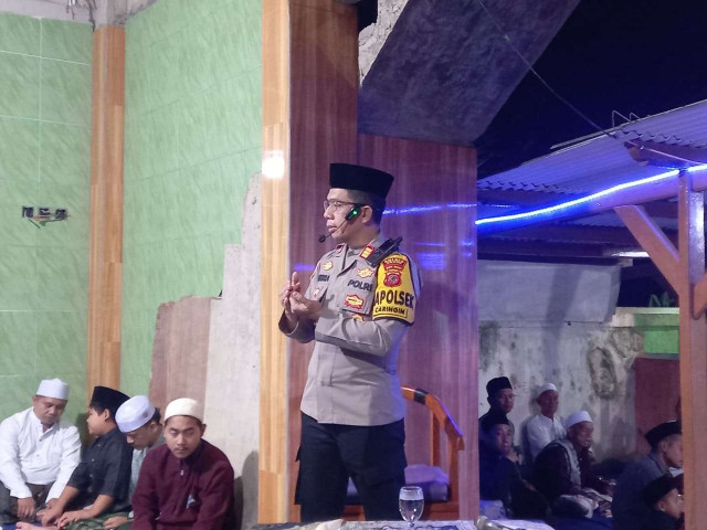 Kapolsek Caringin Hadiri Peringatan Maulid Nabi Muhammad SAW 1447 H, Sampaikan Pesan Kamtibmas