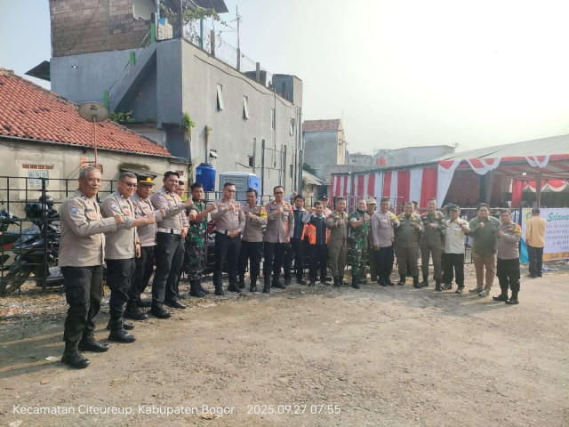 Kapolsek Citeureup Bersama Forkopimcam Hadiri Pemilihan Antar Waktu Kepala Desa Citeureup