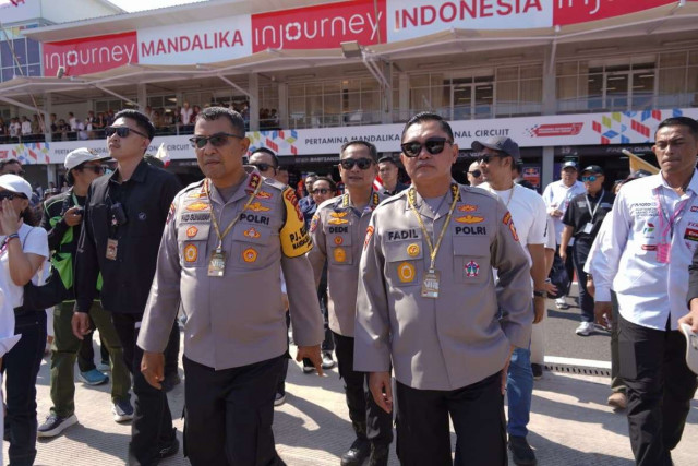 3.572 personel gabungan Diturunkan, Polri Sukses Amankan Perhelatan Event MotoGP Mandalika 2025