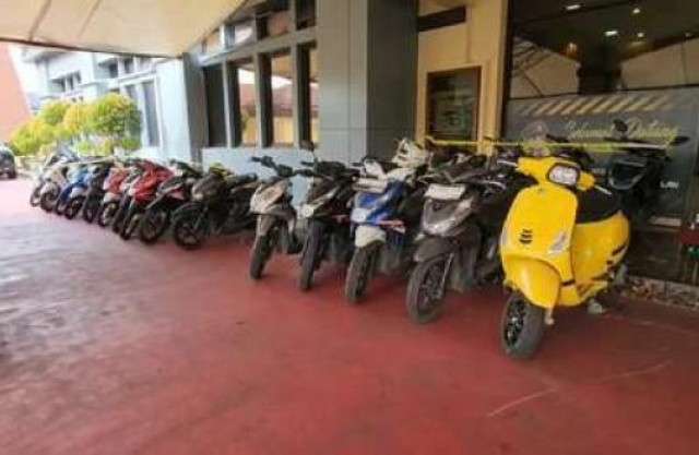 Sindikat Curanmor Antarpulau Dibongkar Polisi, Puluhan Motor Disita