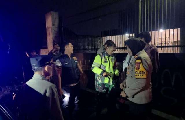 Kapolsek Dramaga Bersama Forkompimcam Kecamatan Dramaga Giat Patroli KRYD Gabungan 3 Pilar Antisipasi Gangguan Kamtibmas