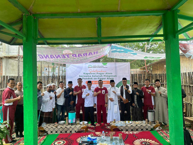Perkuat Sinergi Jaga Kamtibmas Polres Pagar Alam bersilaturahmi dengan Forum Ponpes 