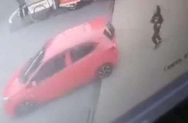 Viral! Brio Merah Kabur usai Isi Bensin di SBPU Tangsel