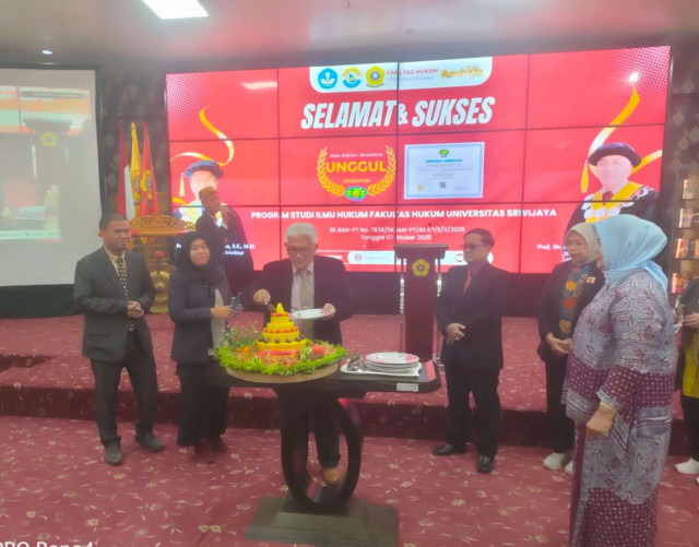 FH UNSRI Rayakan 65 Tahun Pengabdian, Luncurkan 92 Buku Hukum dan Bahas Tantangan AI di Dunia Hukum