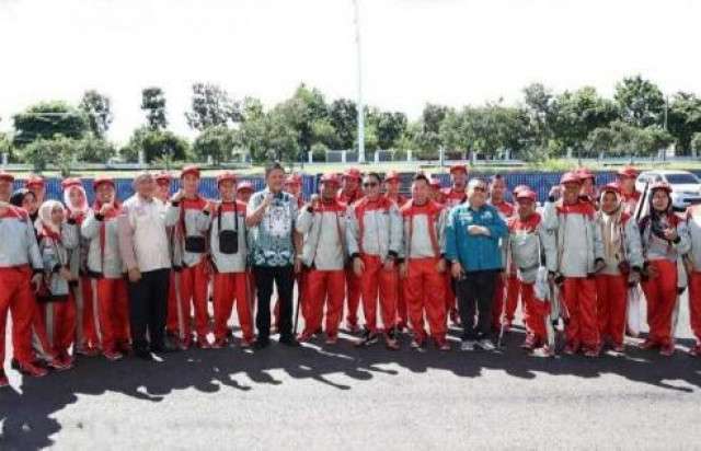 Bupati Lanosin secara resmi melepas 18 Atlet Disabilitas yang akan berlaga pada pekan Paralympic Provinsi Sumsel V Tahun 2025