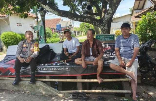 Sinergitas POLRI dengan Warga Wilayah Desa Binaan Giat Sambang Kamtibmas Warga Untuk Menjaga Harkamtibmas Wilayah