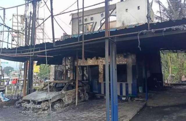 Kronologi truk BBM meledak dan hancurkan Pos Polisi di Cianjur