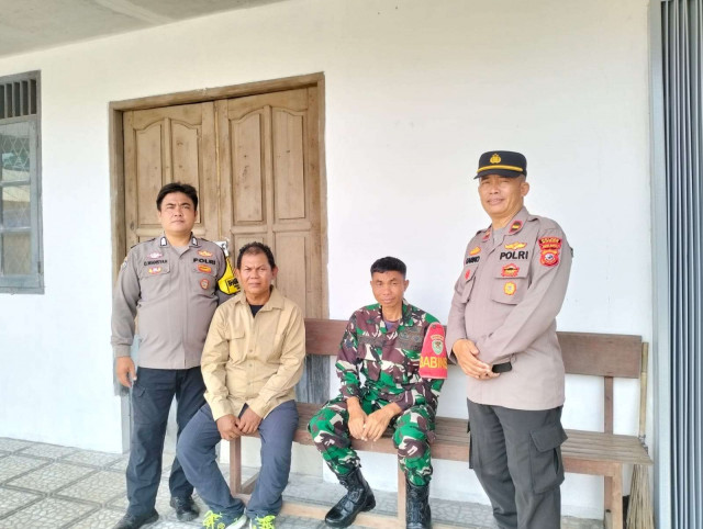 Bhabinkamtibmas Polsek Parung bersinergi dengan Babinsa jalin kedekatan dengan masyarakat desa binaan