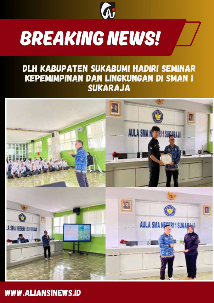 DLH Kabupaten Sukabumi Hadiri Seminar Kepemimpinan dan Lingkungan di SMAN 1 Sukaraja