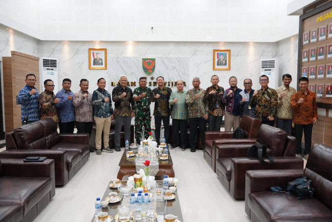 Audiensi PT Pertamina Dan PGN dengan Kodam II/Sriwijaya : Upaya Sinergi Dan Koordinasi Dengan Entitas Vital Negara Bidang Energi