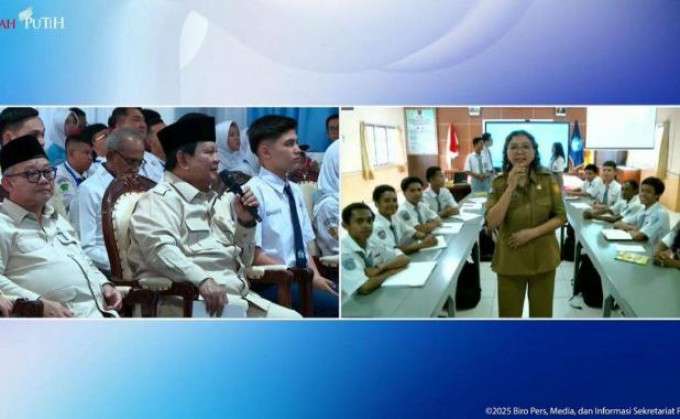 Digitalisasi pembelajaran, Prabowo bagikan smartboard untuk 288 ribu sekolah