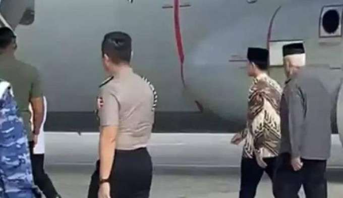 Gibran antar jenazah istri Wiranto terbang ke Solo dari Halim