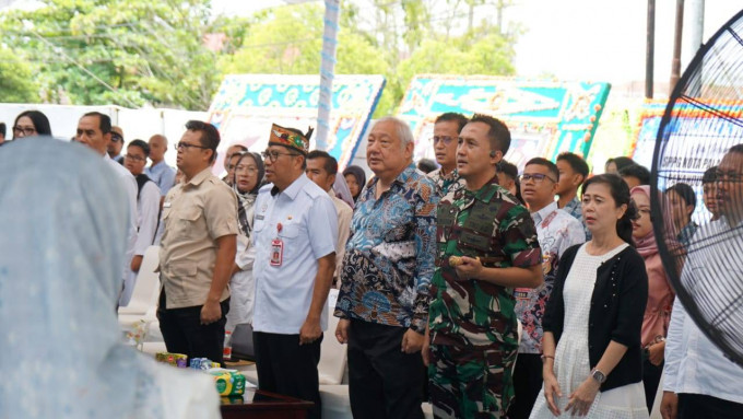 Dukung Program MBG, Dandim 1016/Plk Hadiri Peresmian Dapur SPPG Pahandut Langkai 4