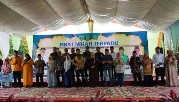 Pemerintah Kabupaten OKU Timur Gelar Isbat Nikah Terpadu, 75 Pasangan dari 7 Kecamatan Dapat Kepastian Hukum