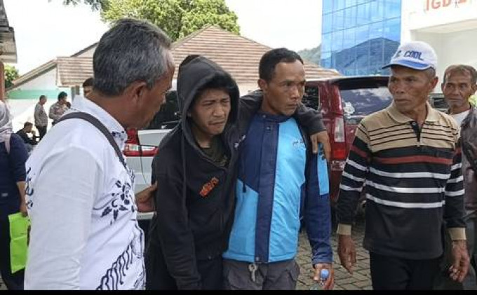 Unik! Usai duel berdarah ojol vs begal di Sukabumi, keduanya bertemu kembali di RS