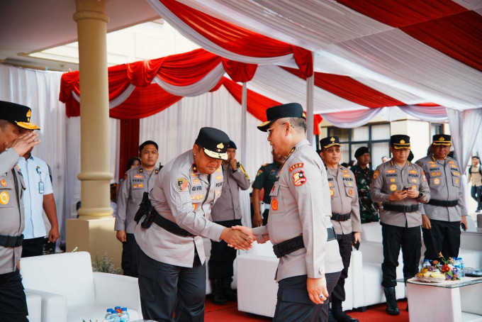 Wakapolda Jabar Dampingi AS SDM Kapolri Dalam Pembukaan Pelatihan TOT Instruktur DI Purwakarta