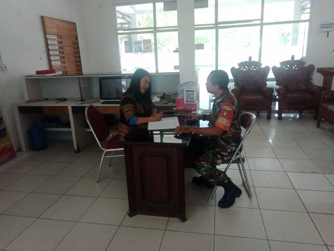 Pererat Sinergitas, Babinsa Komsos Dengan Perangkat Kelurahan