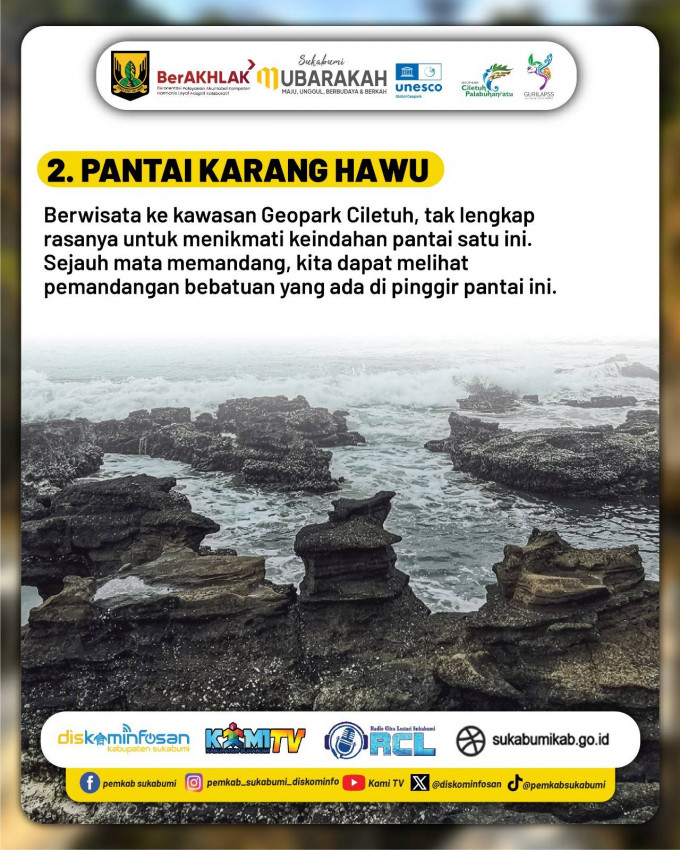 Karang Hawu: Destinasi Ikonik Sukabumi yang Suguhkan Keindahan Alam dan Pesona Mitologi