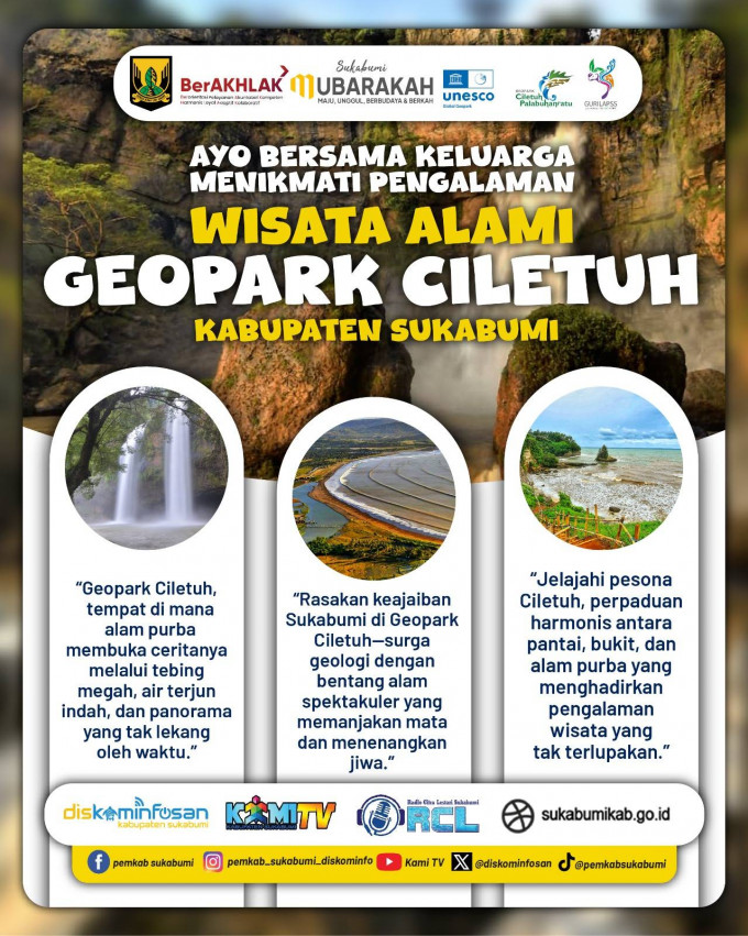 Ayo Bersama Keluarga Menikmati Pengalaman Wisata Alami Geopark Ciletuh Kabupaten Sukabumi