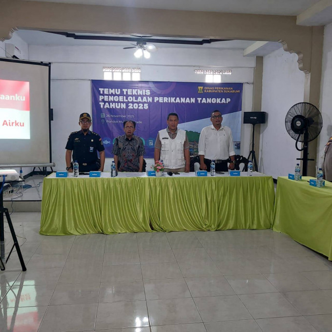 Dinas Perikanan Kabupaten Sukabumi Gelar Temu Teknis Pengelolaan Perikanan Tangkap Tahun 2025