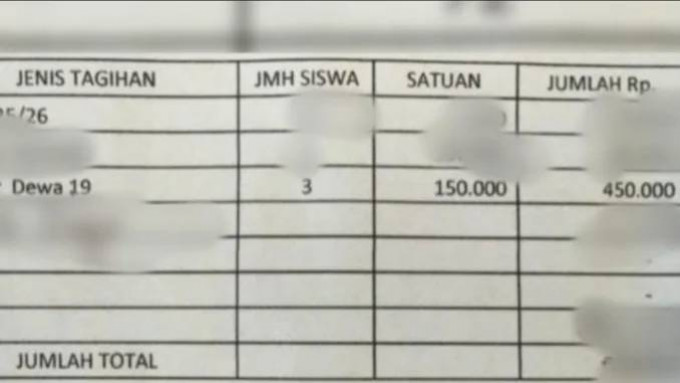 Parah! Dana BOS sekolah di Brebes digunakan untuk beli tiket konser Dewa 19