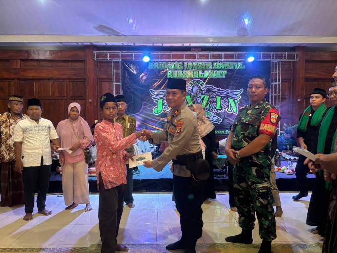 Brigade Joxzin Bantul Gelar Kegiatan Santunan Anak Yatim dan Penggalangan Donasi Untuk Korban Bencana