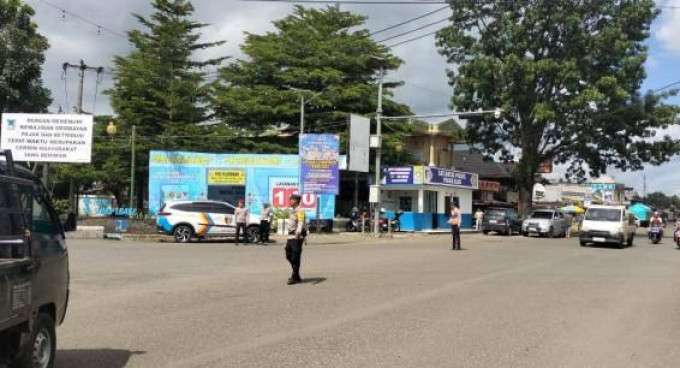 Operasi lilin Musi Polres Pagaralam pastikan arus lalu lintas aman dan lancar 