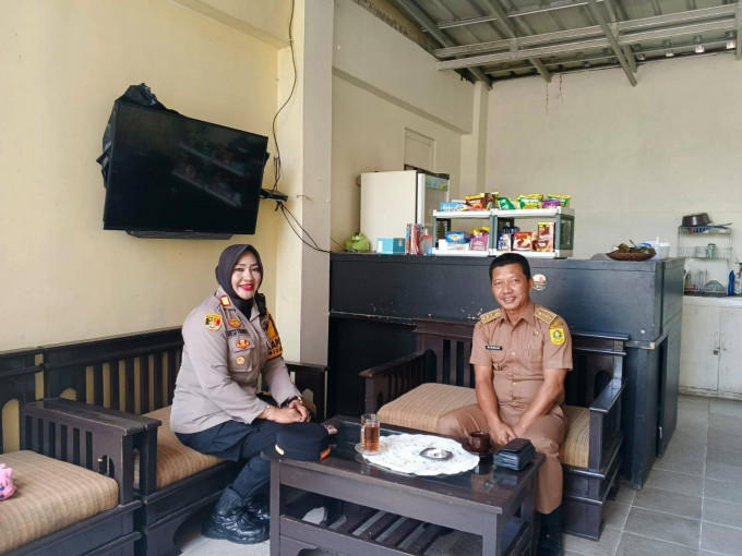 Kapolsek Megamendung Polres Bogor  Sambangi Camat Megamendung