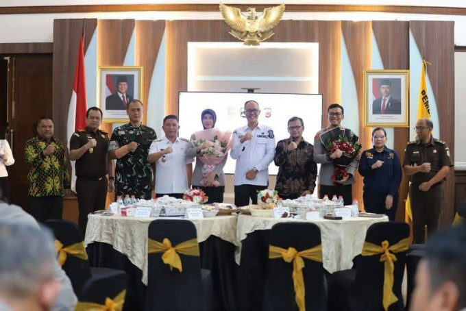 Ketua DPRD Kabupaten Sukabumi Budi Azhar Mutawali Hadiri Silaturahmi Forkopimda Kota dan Kabupaten Sukabumi serta Pisah Sambut Kapolres Kota