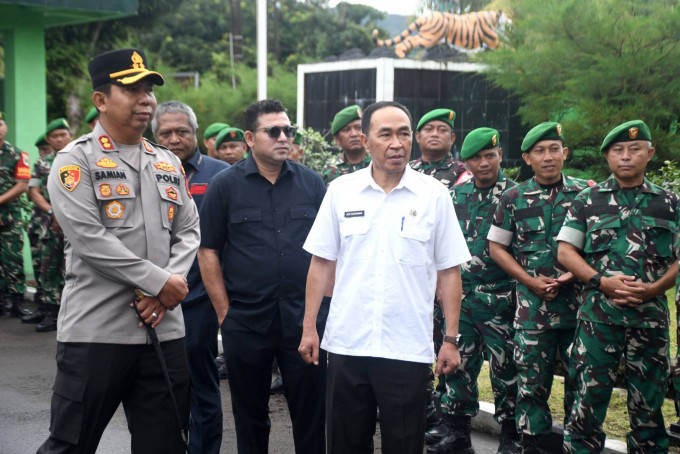 Sekda Kabupaten Sukabumi Sambut Kunjungan Kerja Danrem 061/Suryakancana di Kodim 0622
