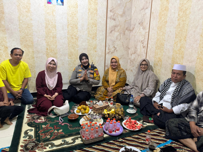 Kapolsek Megamendung Hadiri Santunan Anak Yatim Piatu, Tumbuhkan Kepedulian Bersama