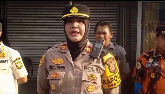 Kapolsek Dramaga Bersama Forkompimcam Kecamatan Dramaga Melaksanakan Kegiatan Apel Pengamanan Ibadah Natal 2025.
