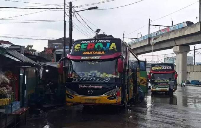 Sopir bus dites urine, petugas gabungan siaga di terminal Lebak Bulus